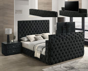 Crownmark Josephine Bed w/ Tv Lift - Black