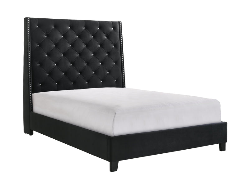 Crownmark Chantilly Bed - Black