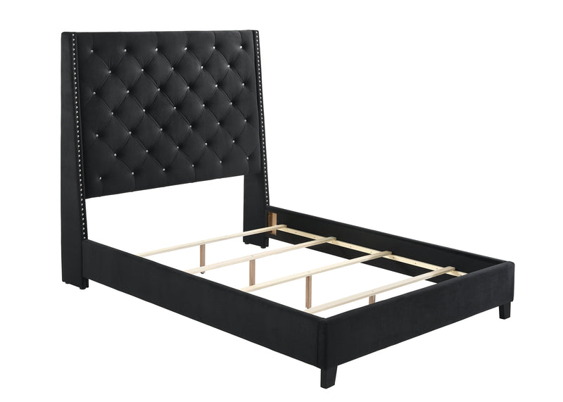 Crownmark Chantilly Bed - Black