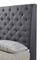 Crownmark Chantilly Bed - Grey