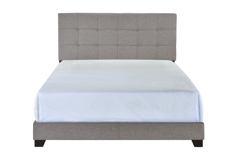 Crownmark Florence Bed - Light Grey