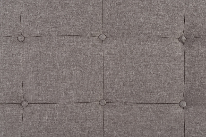 Crownmark Florence Bed - Light Grey