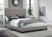 Crownmark Florence Bed - Light Grey