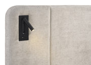 Crownmark Freya Bed - Light Grey