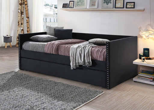 Crownmark Sadie Daybed - Black Velvet