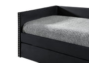 Crownmark Sadie Daybed - Black Velvet