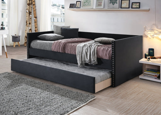Crownmark Sadie Daybed - Black Velvet