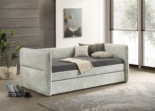 Crownmark Philipa Daybed - Light Grey Tweed