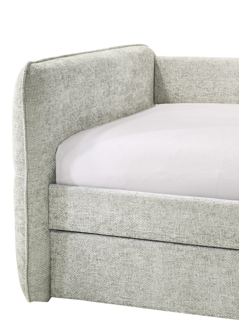 Crownmark Philipa Daybed - Light Grey Tweed