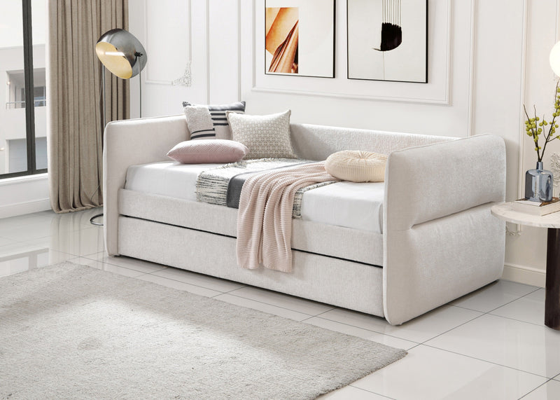 Crownmark Philipa Daybed - Oat Tweed