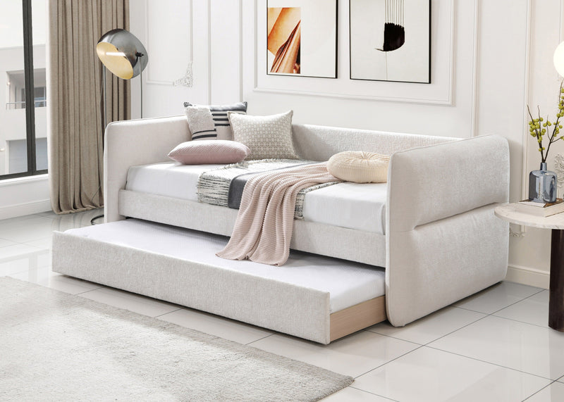 Crownmark Philipa Daybed - Oat Tweed