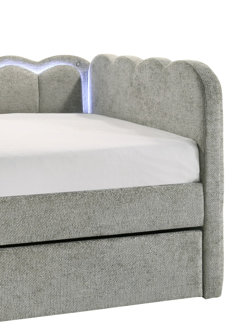 Crownmark Melody Daybed - Light Grey