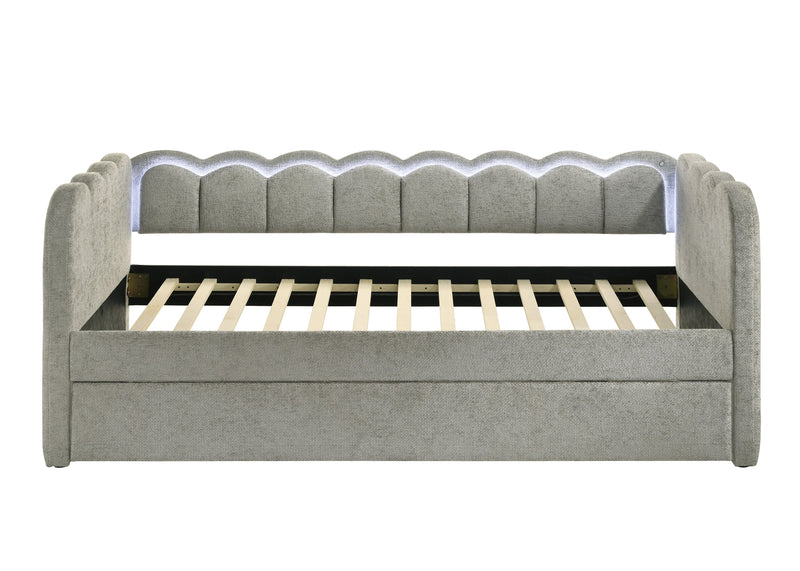 Crownmark Melody Daybed - Light Grey