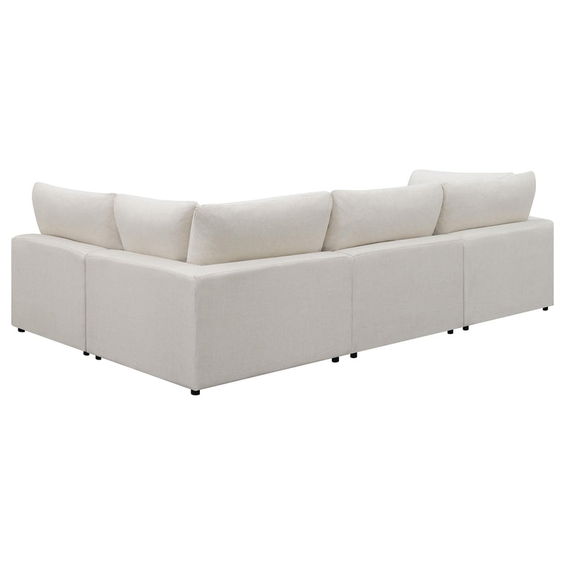 Serene 4-piece Upholstered Modular Sectional Sofa