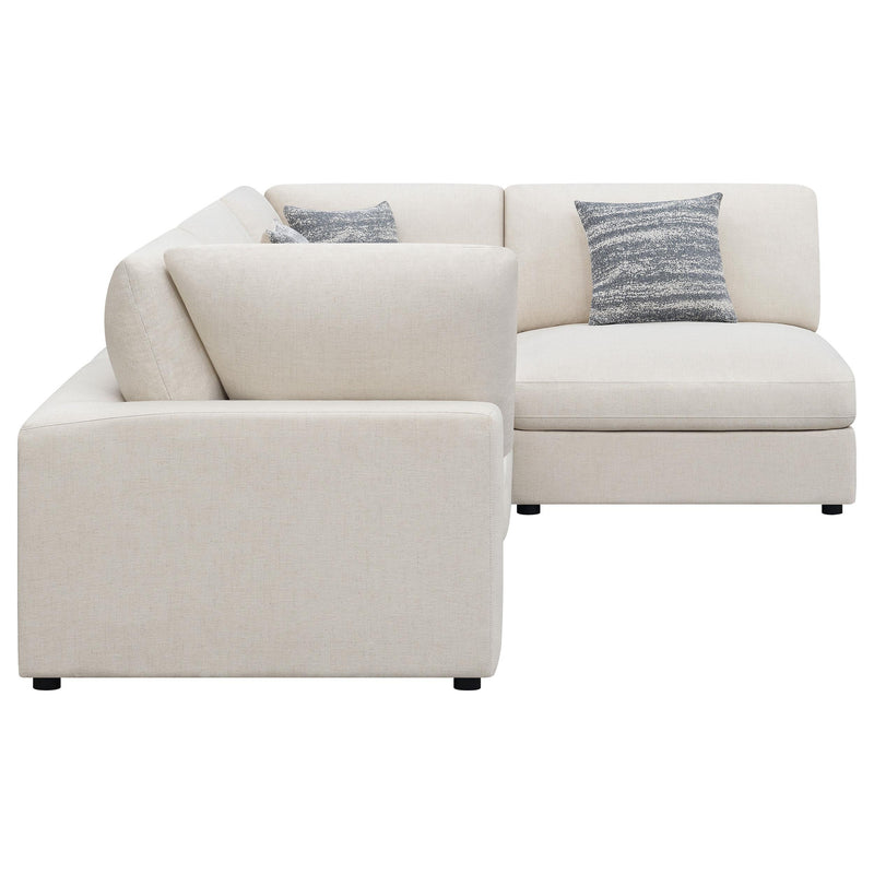 Serene 4-piece Upholstered Modular Sectional Sofa