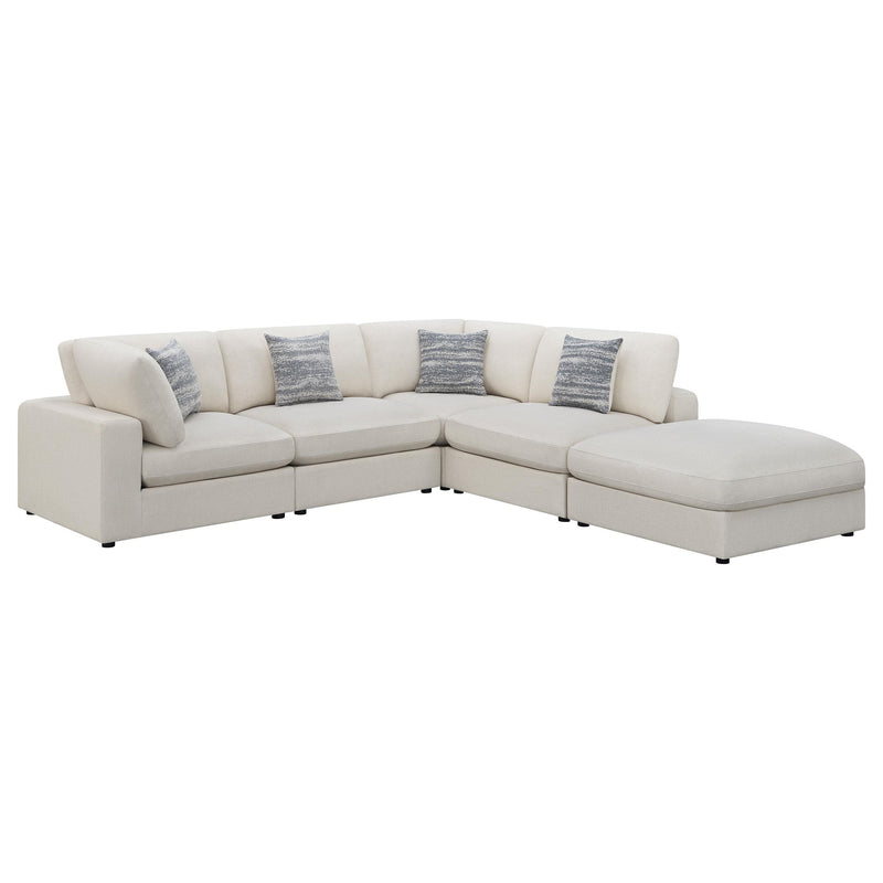 Serene 5-piece Upholstered Modular Sectional Sofa