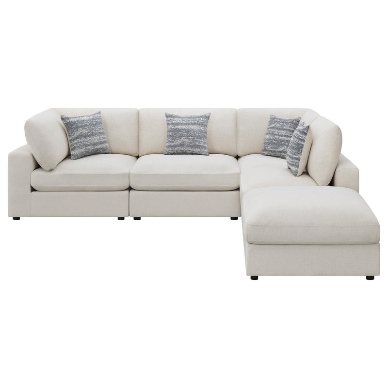 Serene 5-piece Upholstered Modular Sectional Sofa