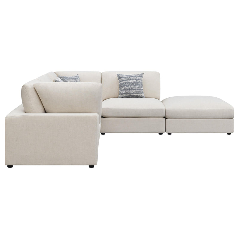 Serene 5-piece Upholstered Modular Sectional Sofa
