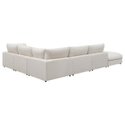 Serene 6-piece Upholstered Modular Sectional Sofa Beige - detail 4