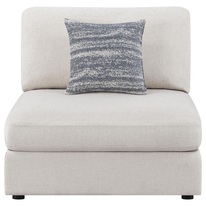 Serene Upholstered Armless Chair