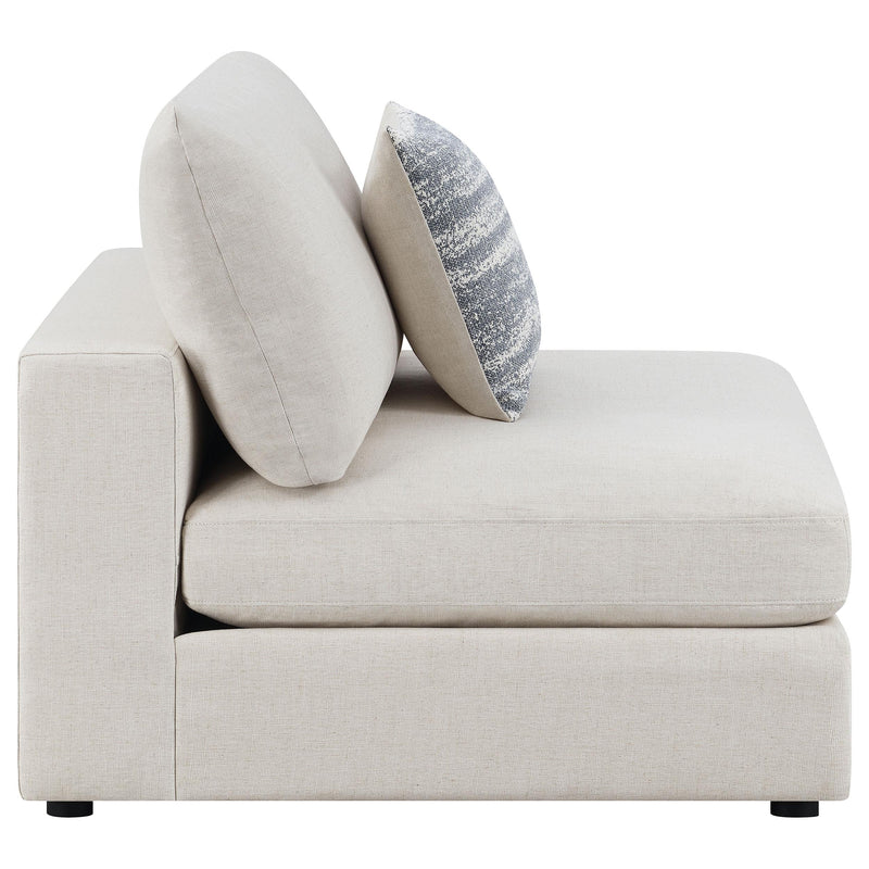 Serene Upholstered Armless Chair