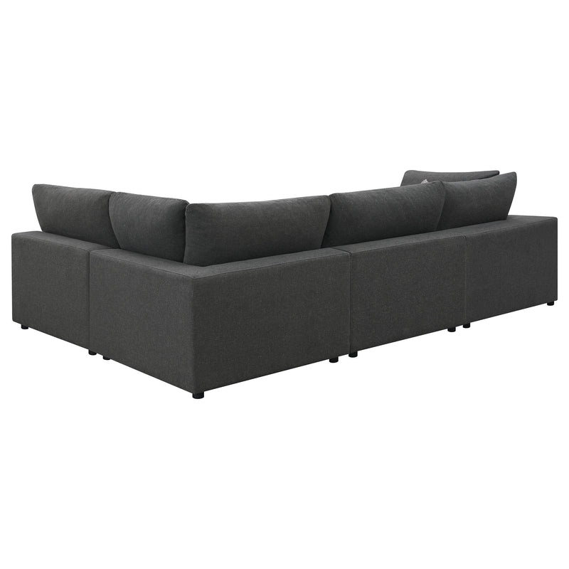 Serene 4-piece Upholstered Modular Sectional Sofa