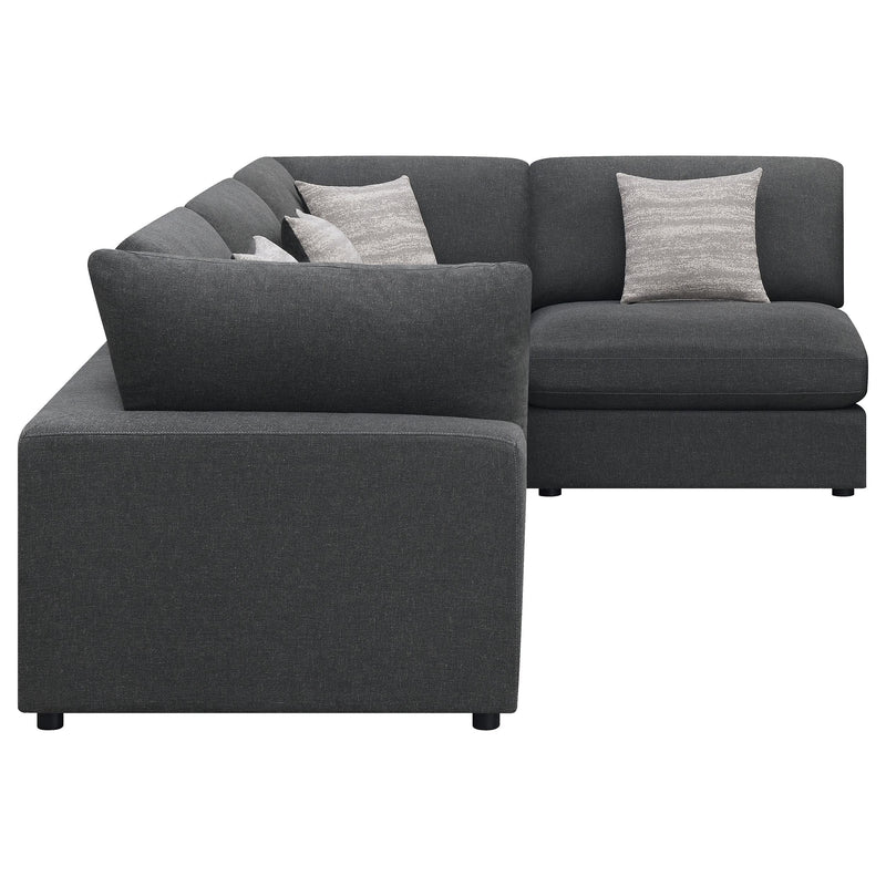 Serene 4-piece Upholstered Modular Sectional Sofa