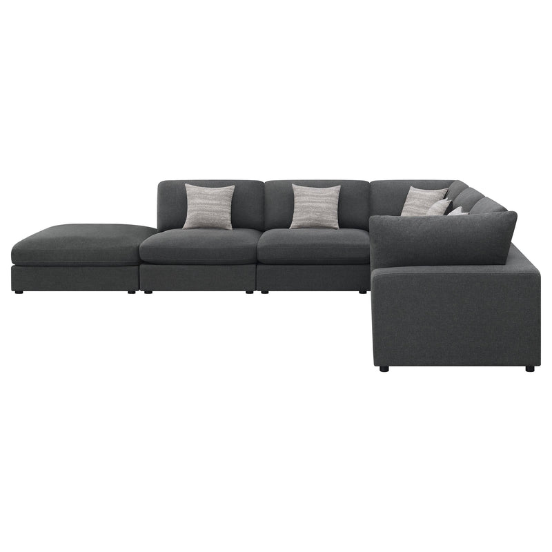 Serene 6-piece Upholstered Modular Sectional Sofa