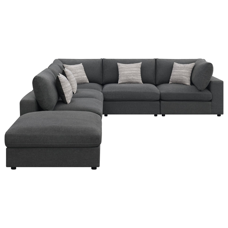 Serene 6-piece Upholstered Modular Sectional Sofa