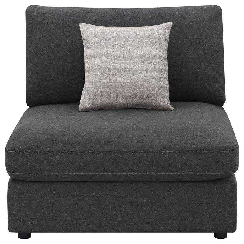 Serene Upholstered Armless Chair
