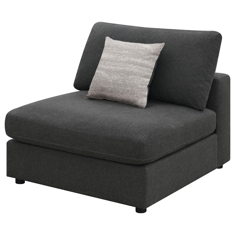 Serene Upholstered Armless Chair