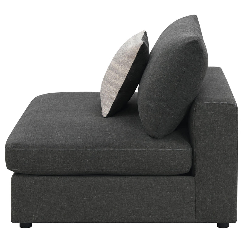 Serene Upholstered Armless Chair