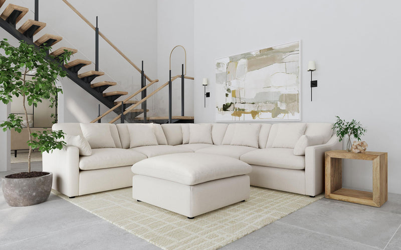 Hobson 6-piece Upholstered Modular Sectional Sofa
