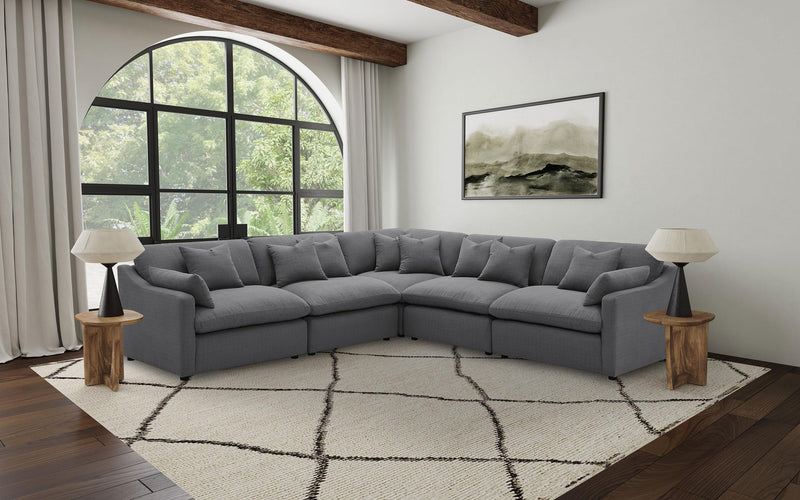Hobson 5-piece Upholstered Modular Sectional Sofa