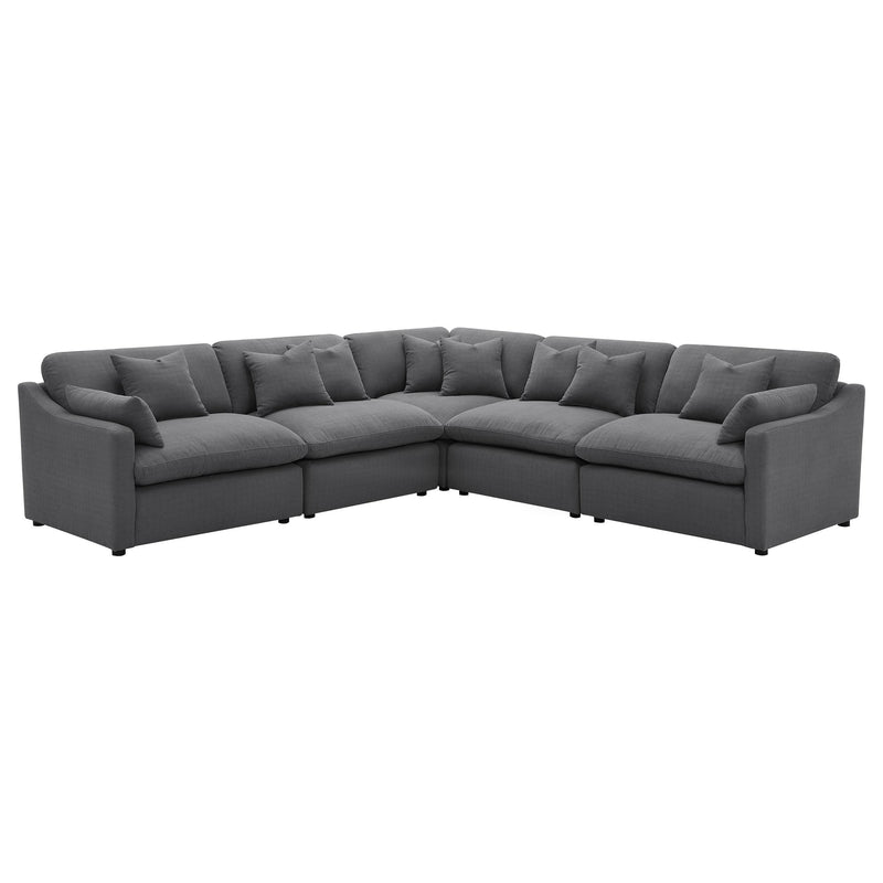 Hobson 5-piece Upholstered Modular Sectional Sofa