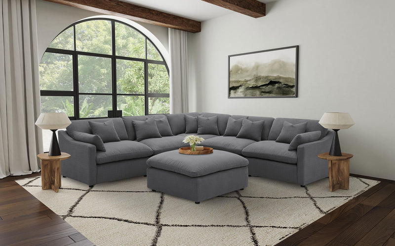 Hobson 6-piece Upholstered Modular Sectional Sofa