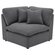 Hobson 6-piece Upholstered Modular Sectional Sofa Charcoal - detail 6