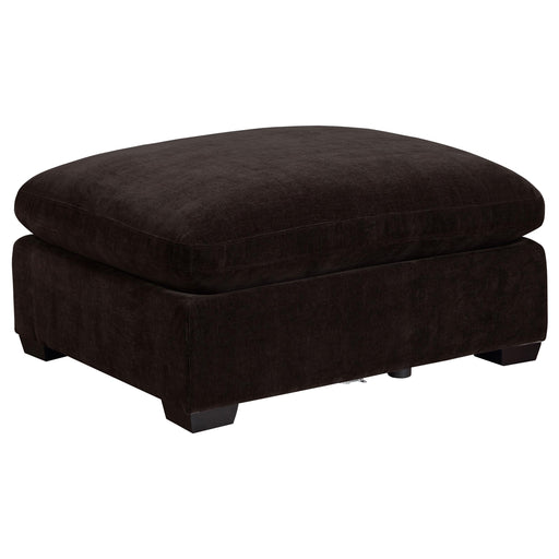 Lakeview Rectangular Upholstered Ottoman Dark Chocolate - alternate view