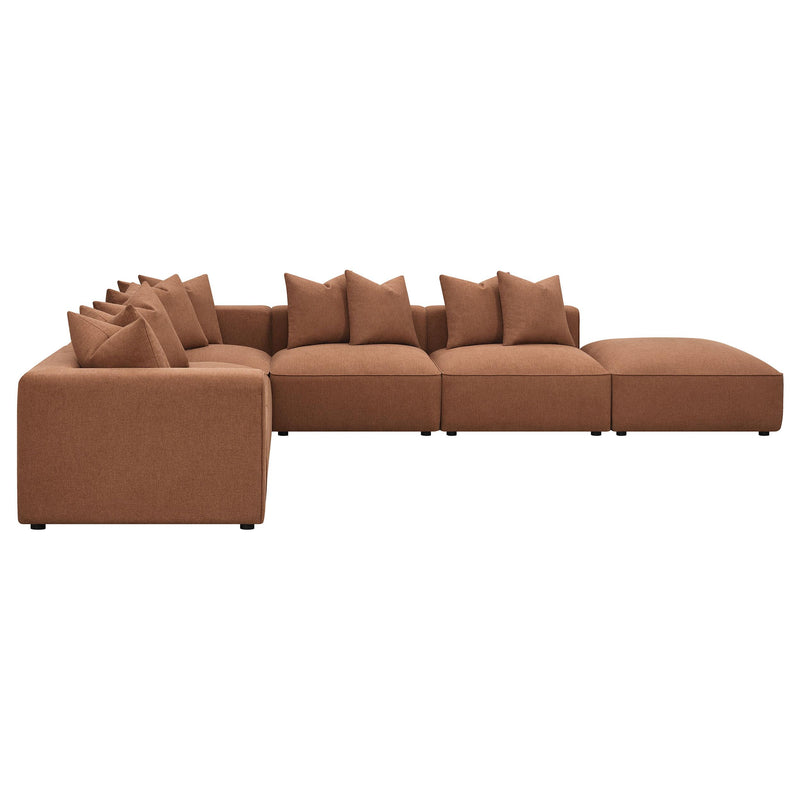Jennifer 6-piece Upholstered Modular Sectional