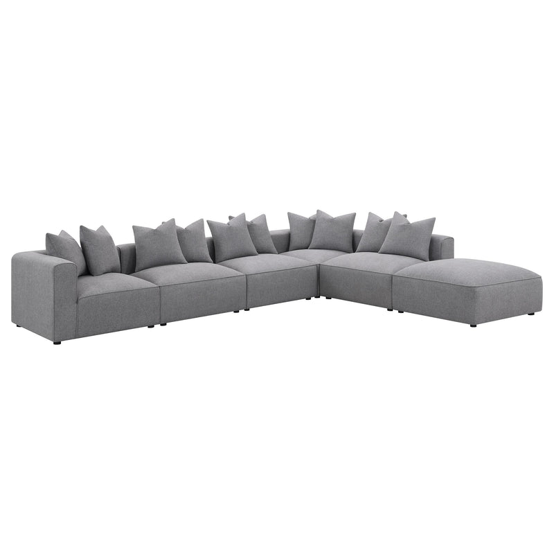 Jennifer 6-piece Upholstered Modular Sectional