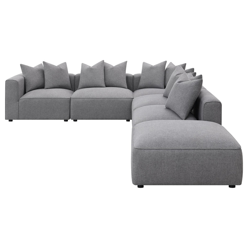 Jennifer 6-piece Upholstered Modular Sectional