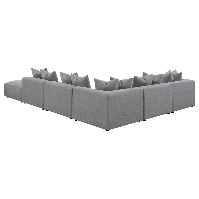 Jennifer 6-piece Upholstered Modular Sectional