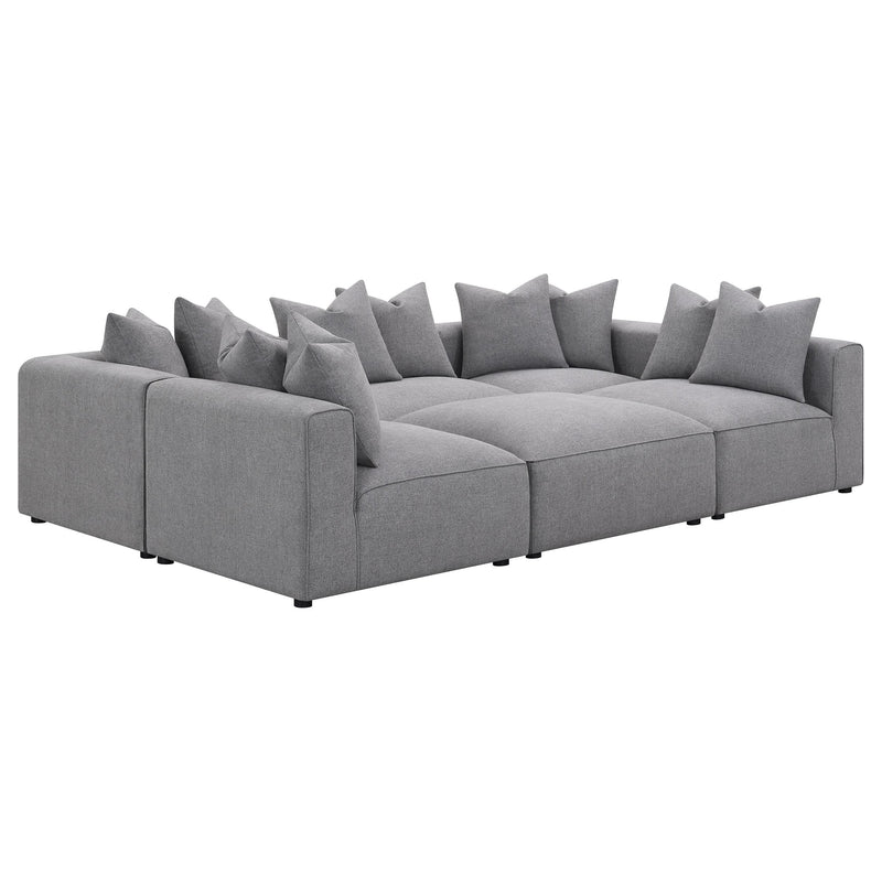 Jennifer 6-piece Upholstered Modular Sectional