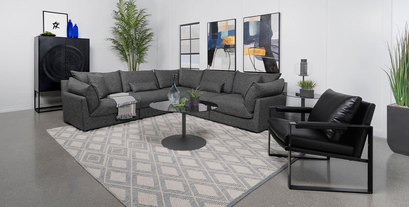 Sasha 5-piece Upholstered Modular Sectional