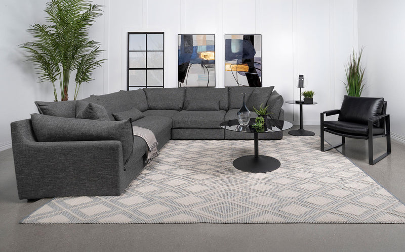 Sasha 5-piece Upholstered Modular Sectional