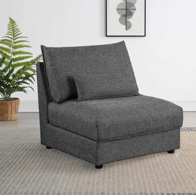 Sasha Upholstered Armless Chair
