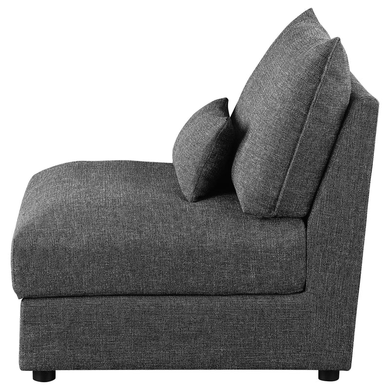 Sasha Upholstered Armless Chair