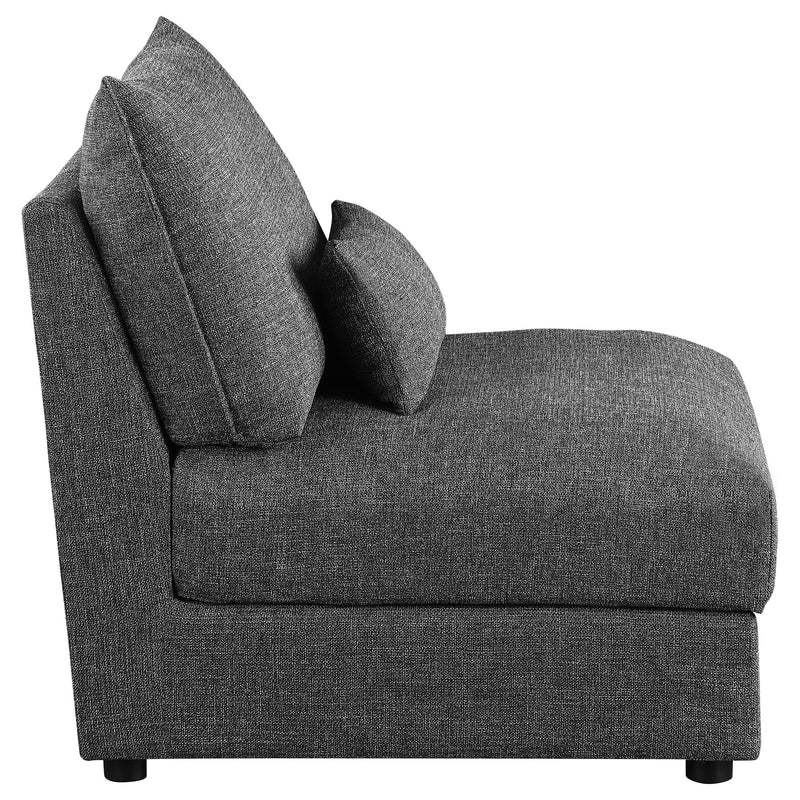 Sasha Upholstered Armless Chair