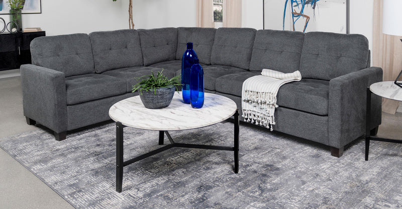 Georgina 4-piece Upholstered Modular Sectional