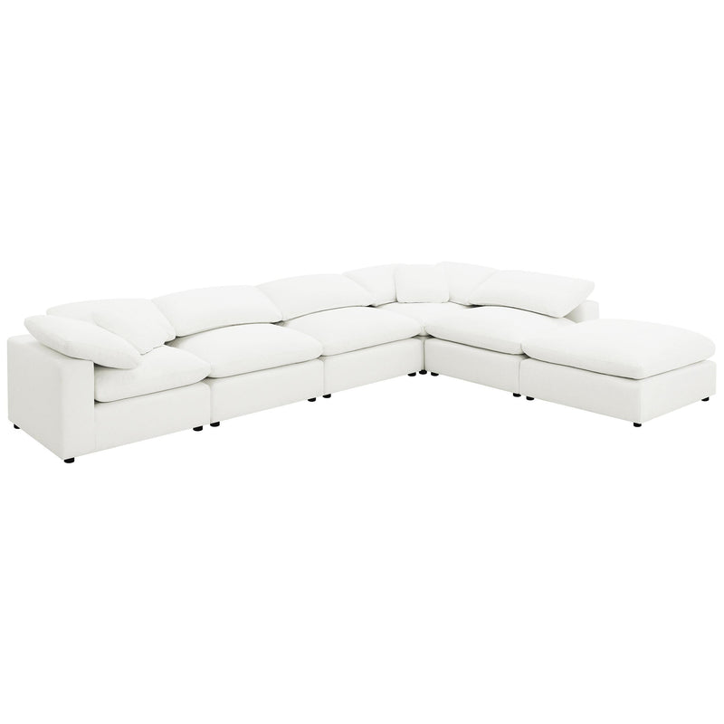 Raleigh 6-piece Boucle Upholstered Modular Sectional